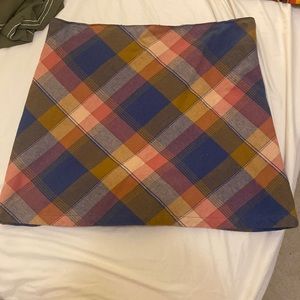 Plaid mini skirt